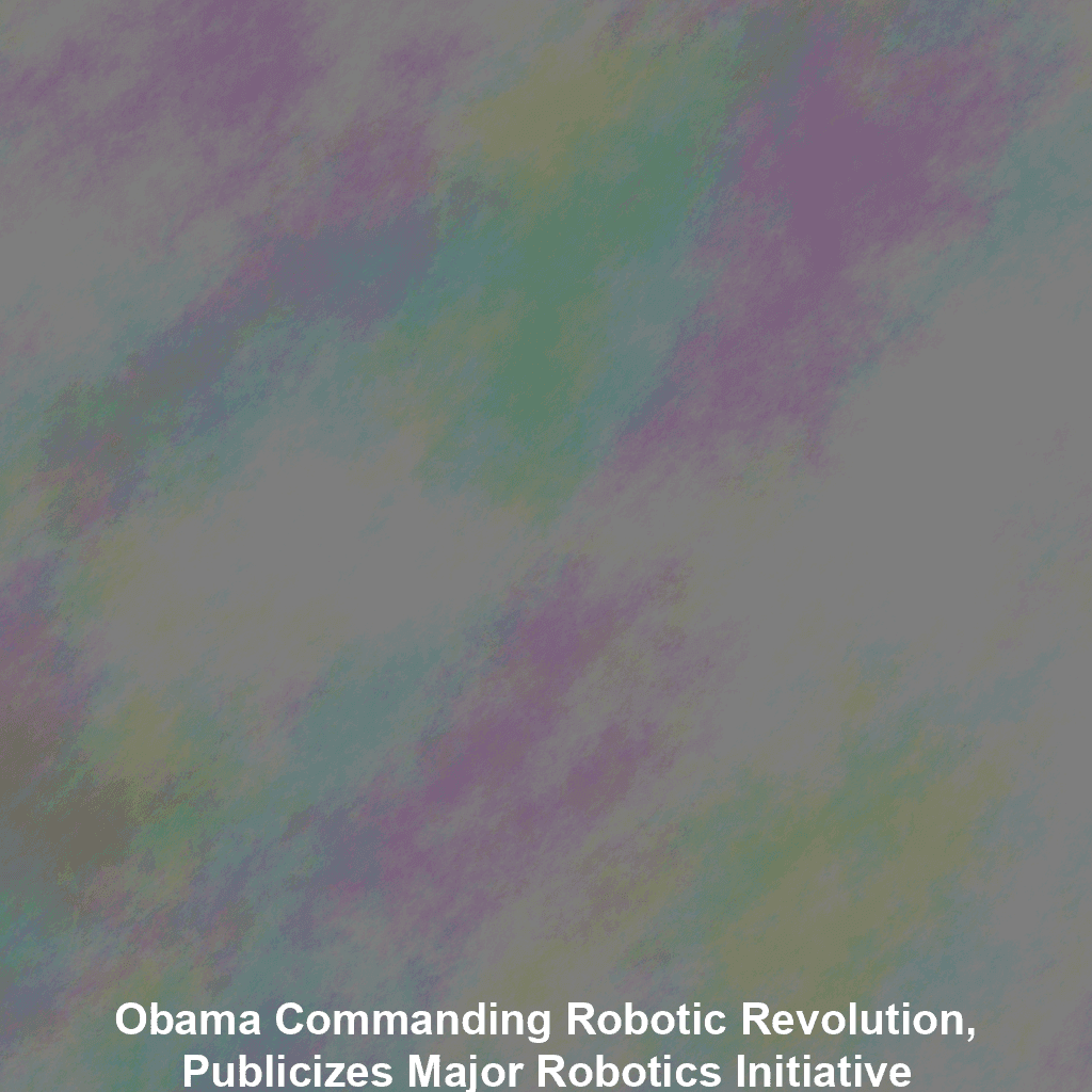 Obama Commanding Robotic Revolution, Publicizes Major Robotics Initiative