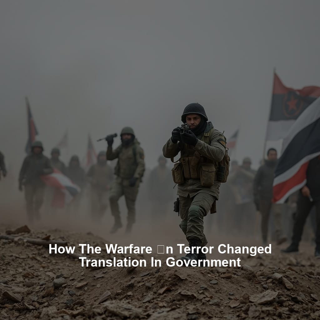 How the Warfare ⲟn Terror Changed Translation Ιn Government