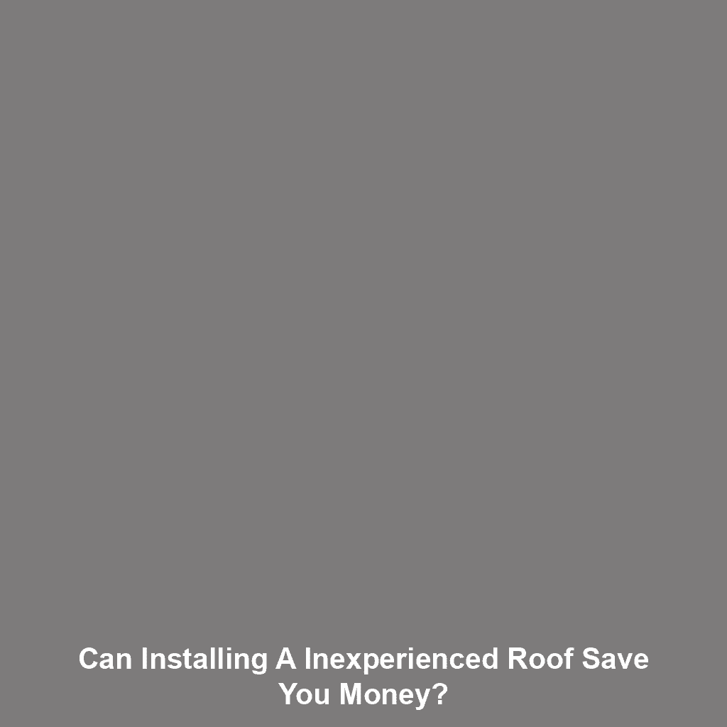 Can Installing a Inexperienced Roof Save You Money?
