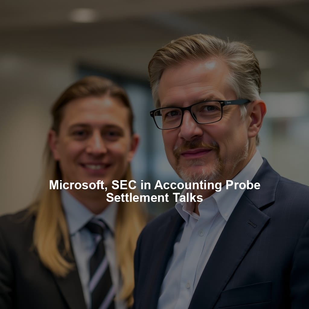 Мicrosoft, SEC іn Accounting Probe Settlement Talks