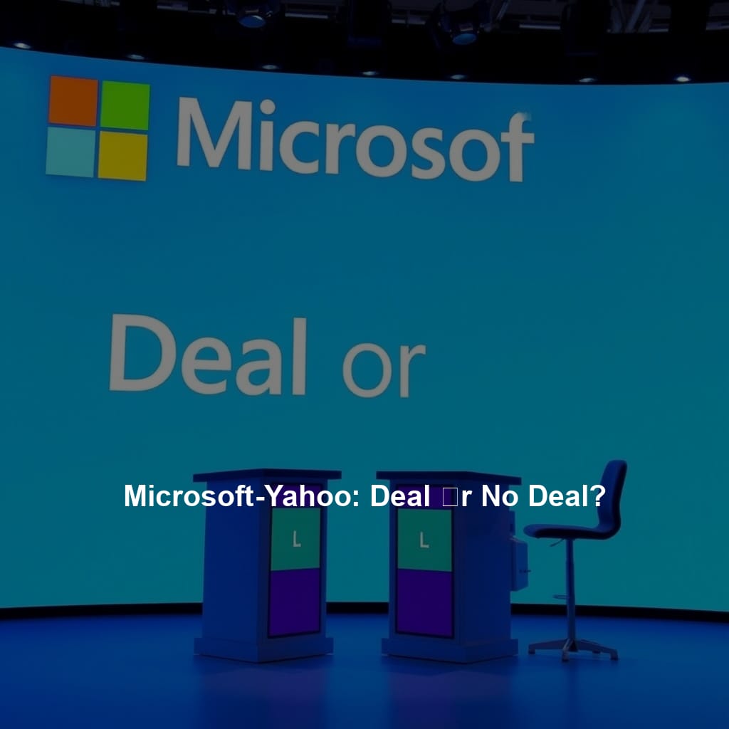 Microsoft-Yahoo: Deal ⲟr no Deal?