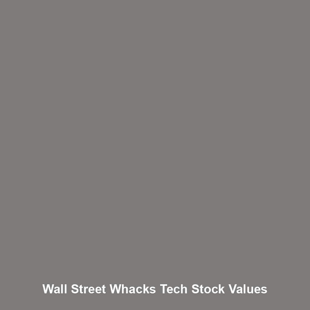 Wall Street Whacks Tech Stock Values